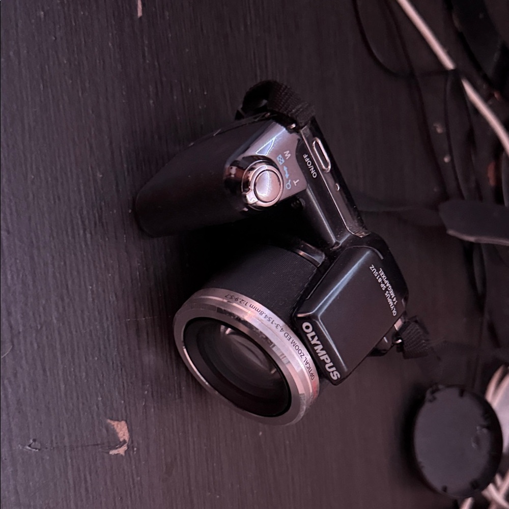 Olympus Black and Silver Digital Camera